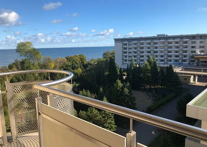 Apartament Ania z widokiem na morze w Hotelu Arka